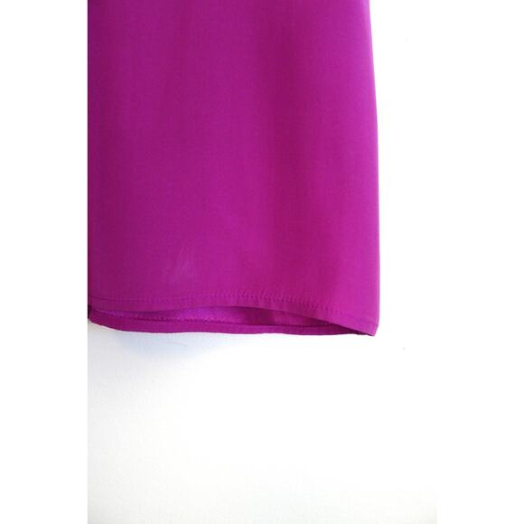 ULLA JOHNSON Silk Pleat Bubble Sleeve Top Tee Blouse Fuschia Shopbop 4 S $320 - Picture 5 of 7